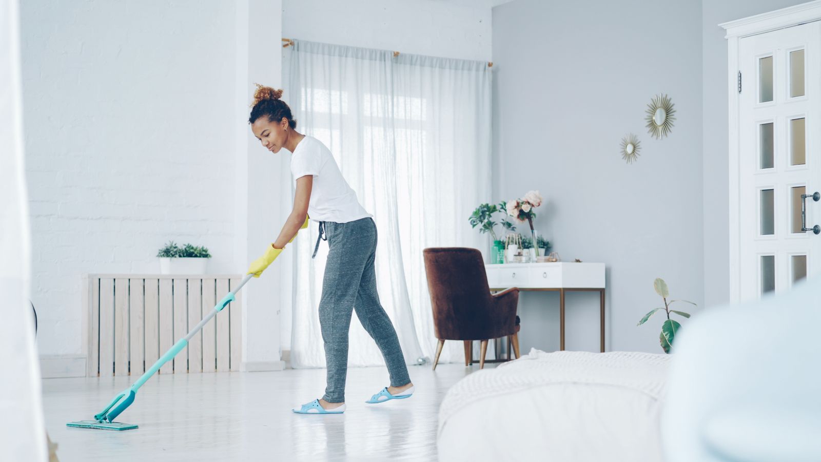 A simple weekly cleaning routine