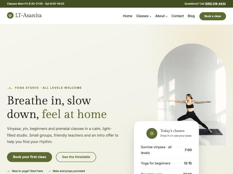 LT Asanita – Olive Grove colour style