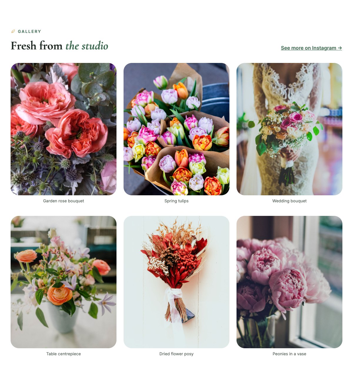 Arrangements gallery