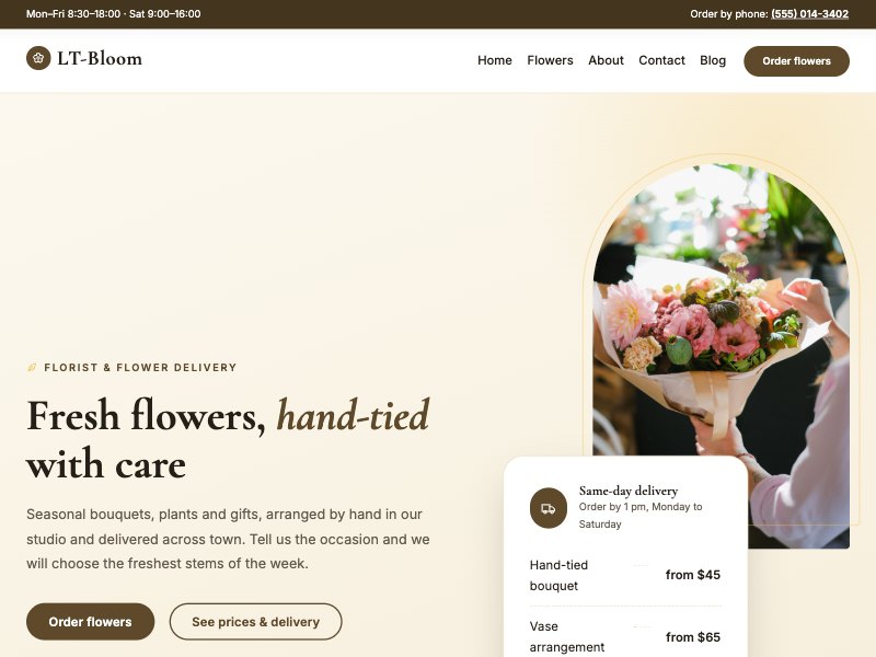 LT Bloom – Sunflower colour style