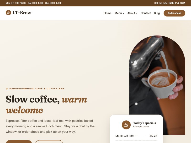 LT Brew – Oat colour style