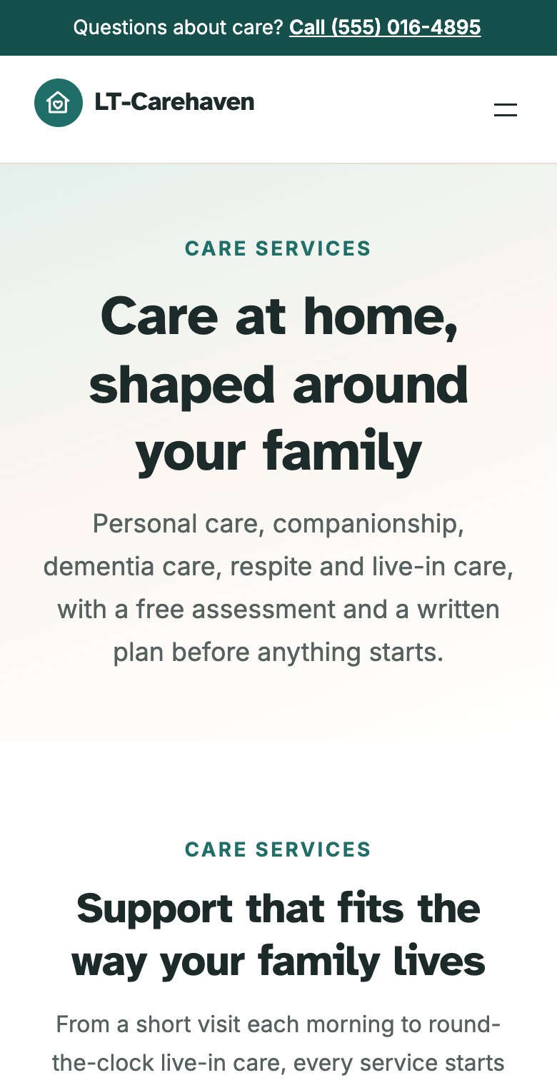 LT Carehaven mobile treatments