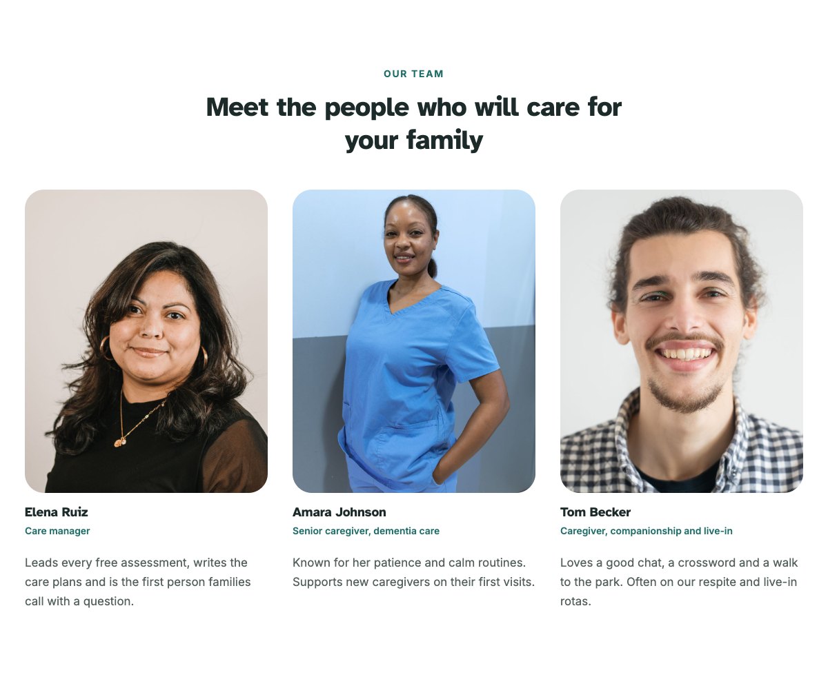 Your caregivers