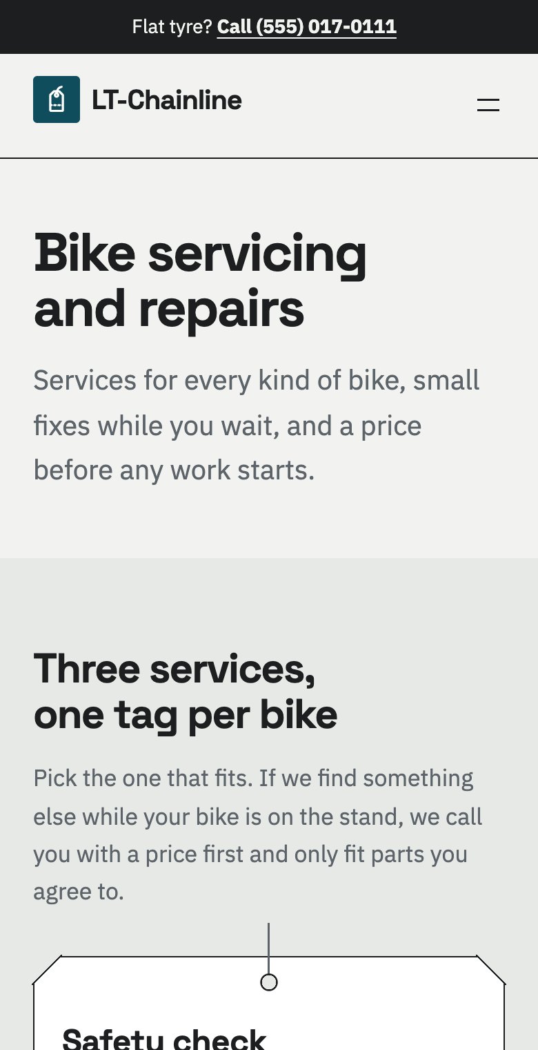 LT Chainline mobile treatments