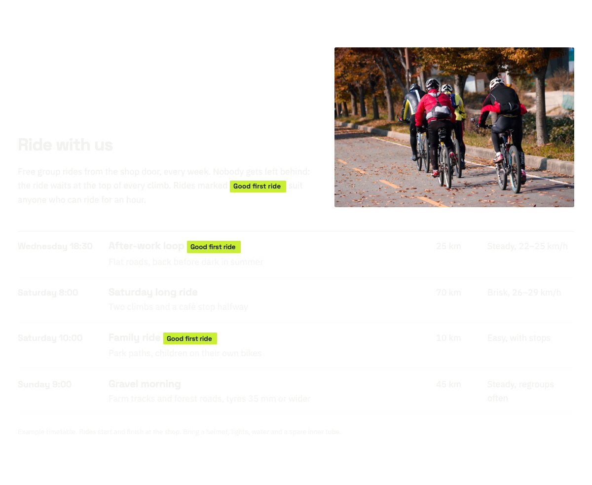Group rides
