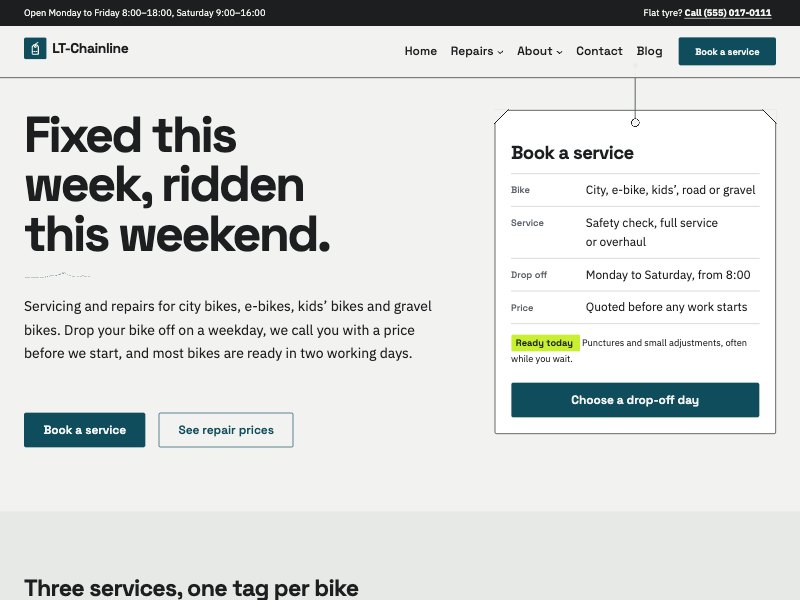 LT Chainline – Default colour style