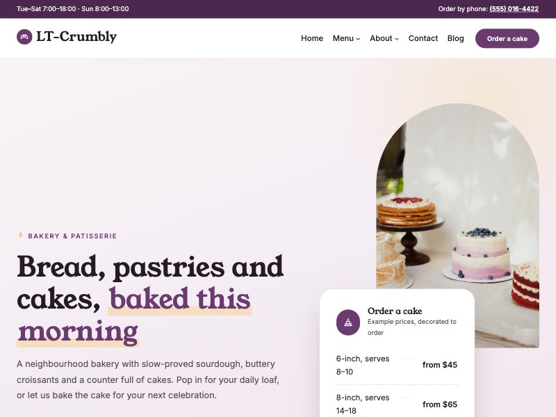 LT Crumbly – Blackberry colour style
