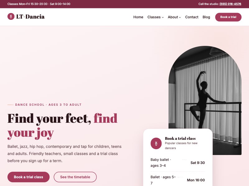 LT Dancia – Pointe colour style