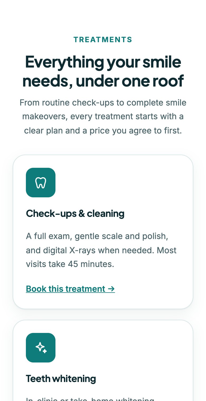 LT Dentora mobile treatments