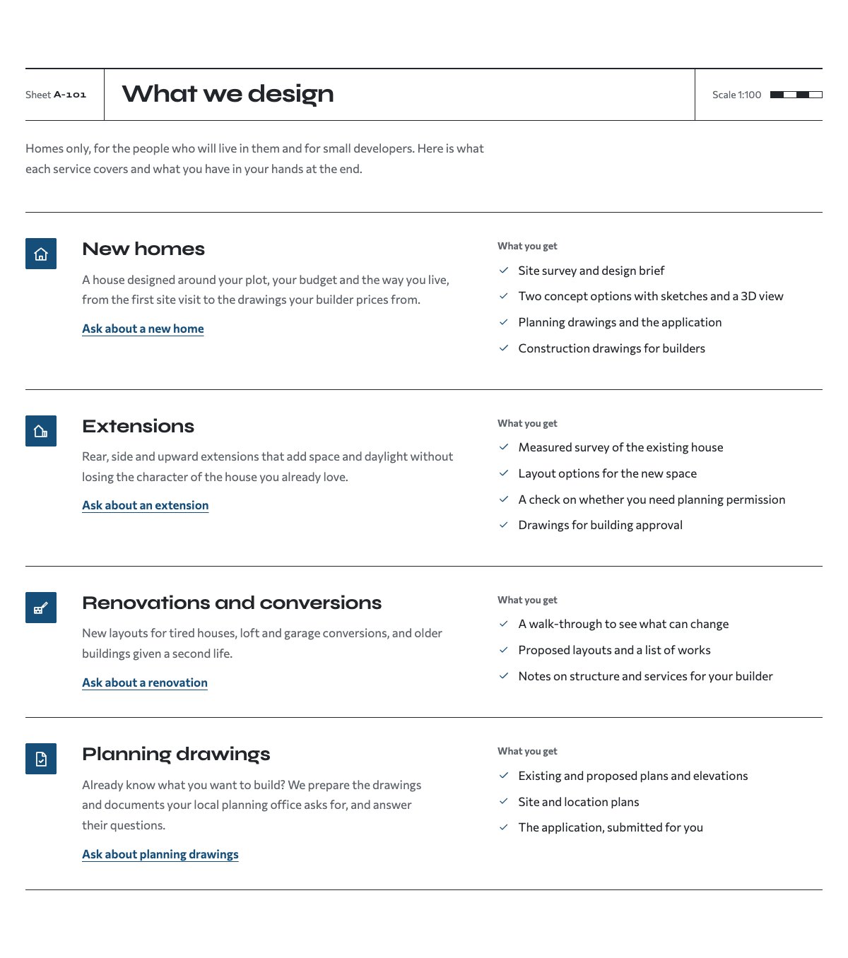 Services register