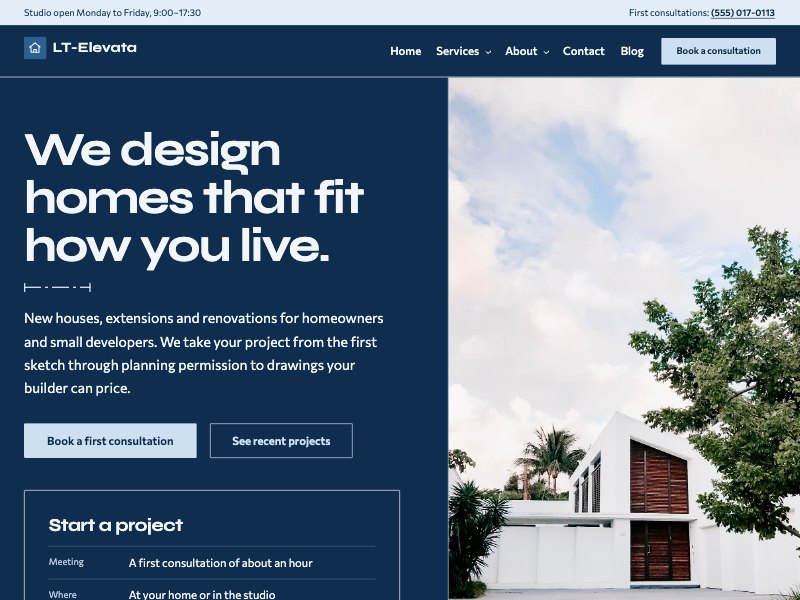 LT Elevata – Blueprint colour style
