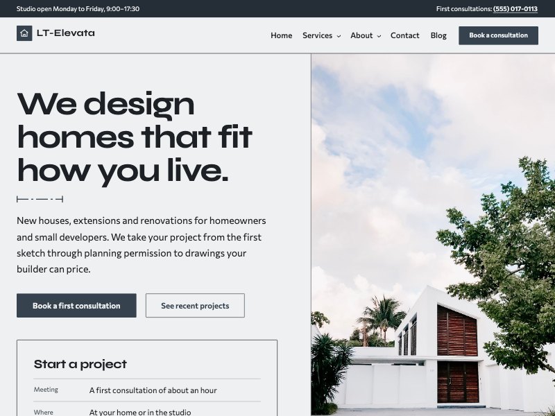 LT Elevata – Concrete colour style