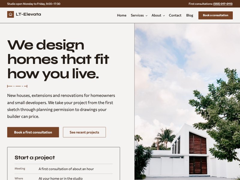 LT Elevata – Timber colour style