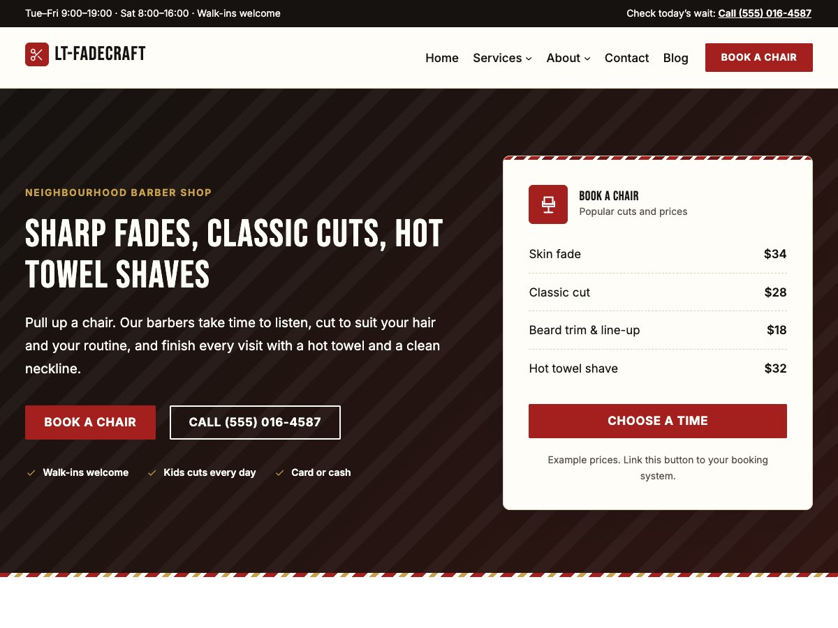 LT Fadecraft homepage