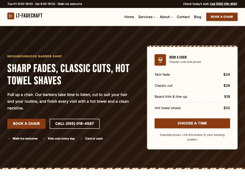 LT Fadecraft – Saddle Leather colour style