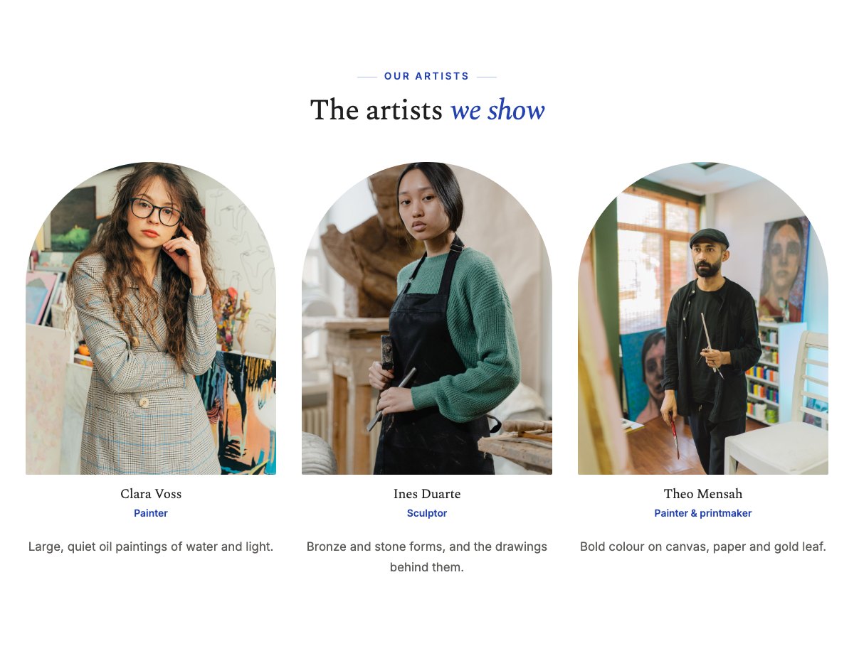 Your artists