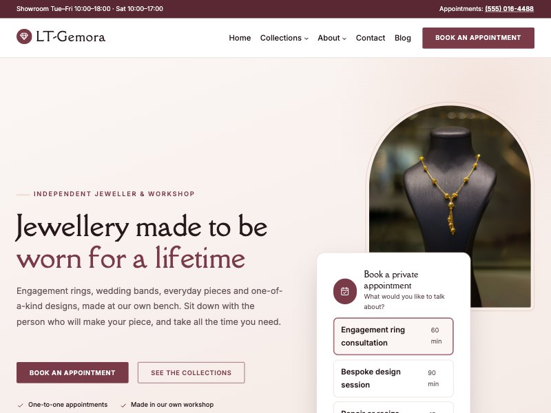 LT Gemora – Rose Gold colour style