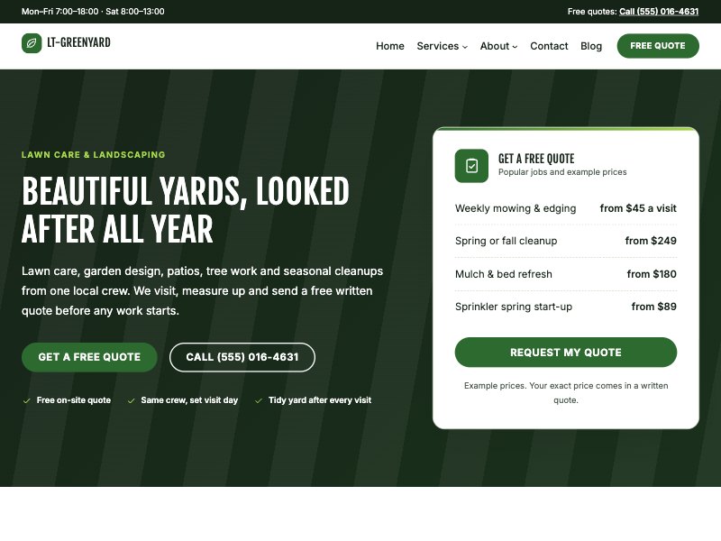 LT Greenyard – Default colour style
