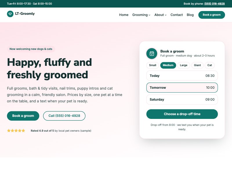 LT Groomly – Default colour style