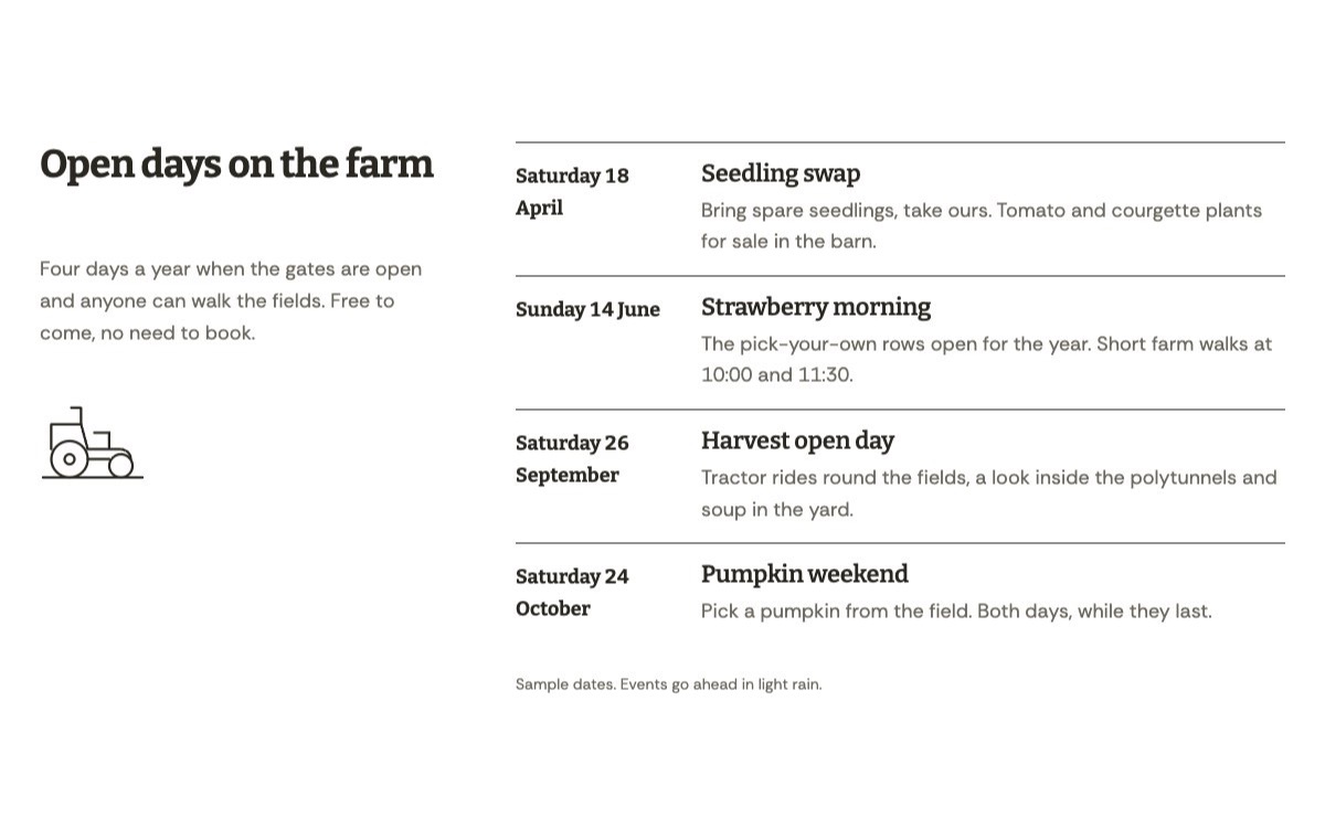 Open days