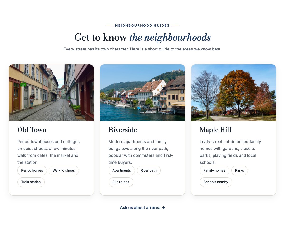 Neighbourhood guides