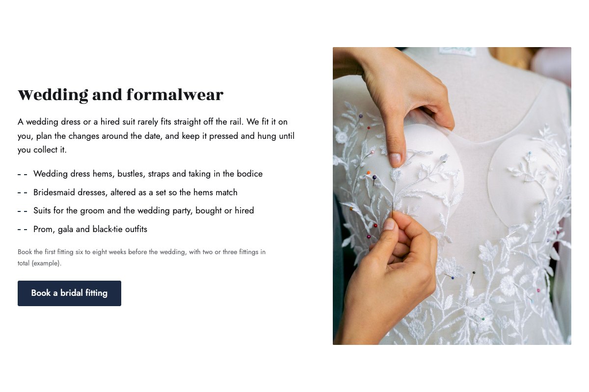 Wedding and formalwear