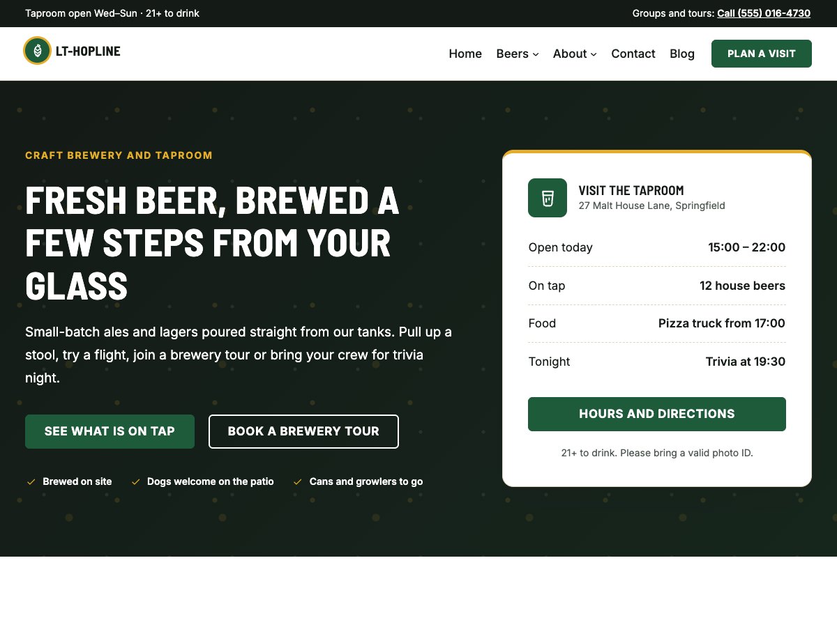 LT Hopline homepage