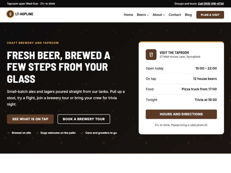LT Hopline – Stout colour style