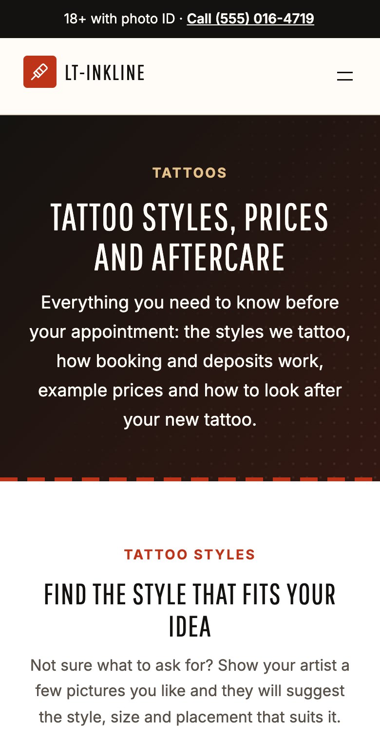 LT Inkline mobile treatments
