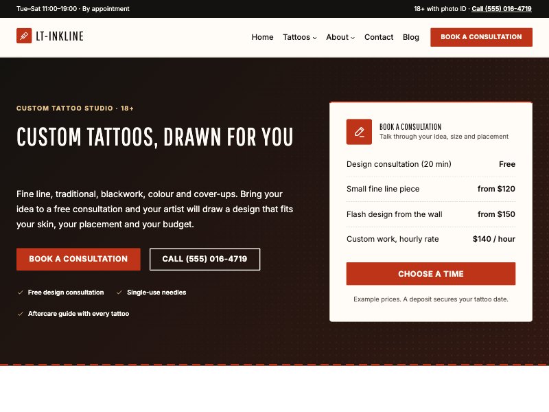 LT Inkline – Default colour style
