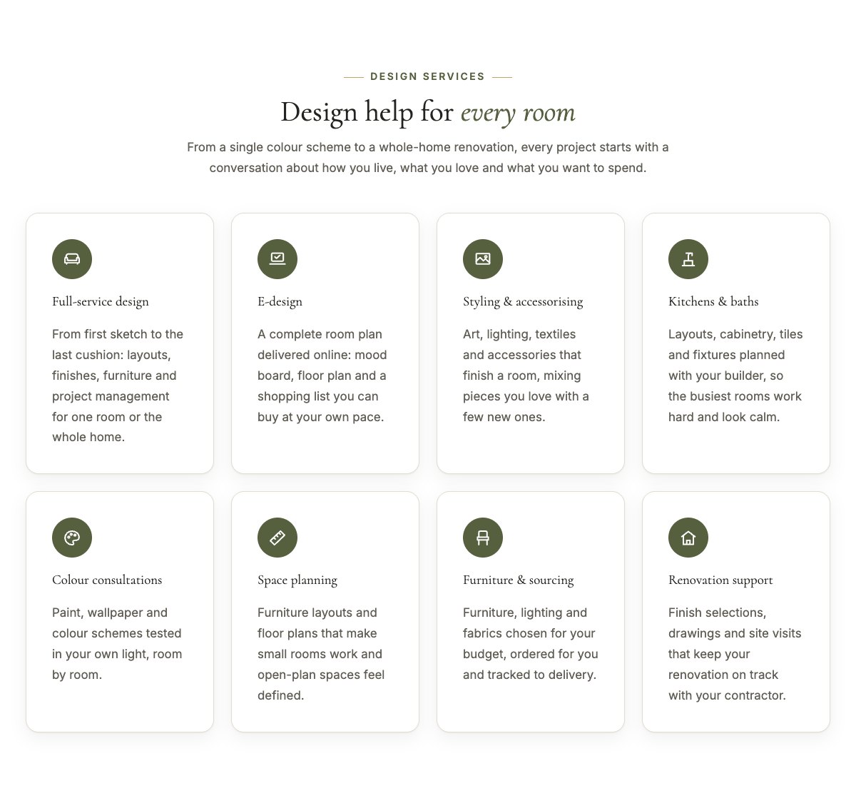 Design services