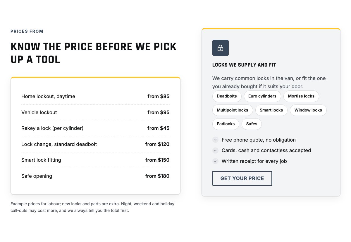 Prices from