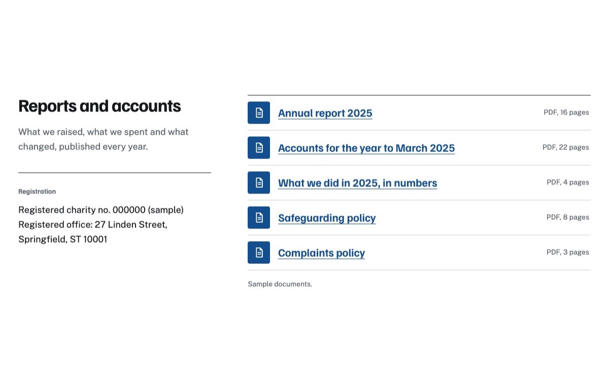 Reports and accounts