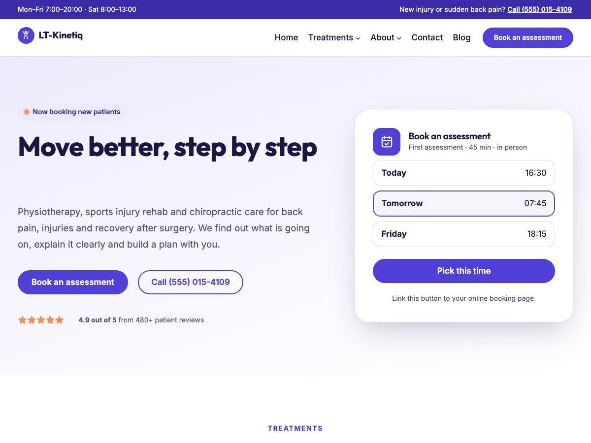 LT Kinetiq homepage