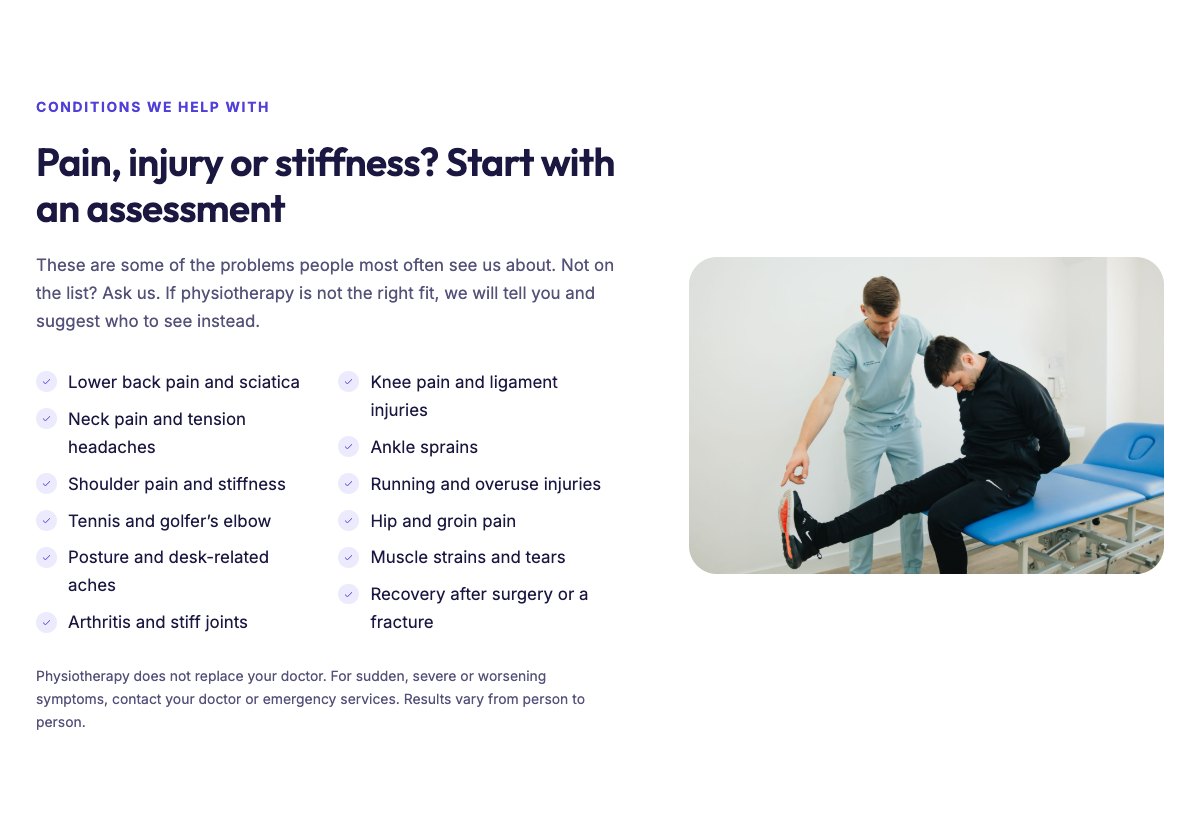 Conditions we help with