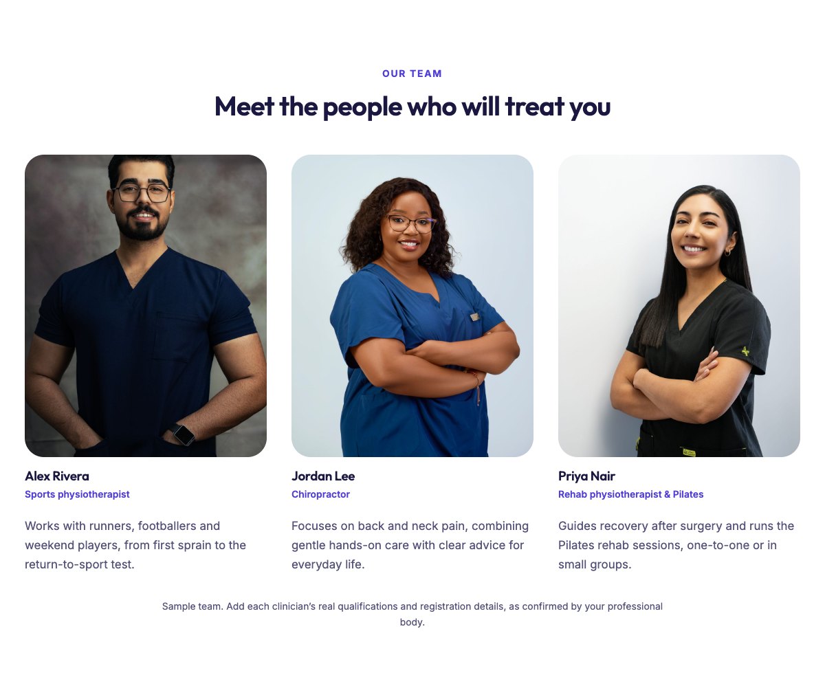 Physiotherapists