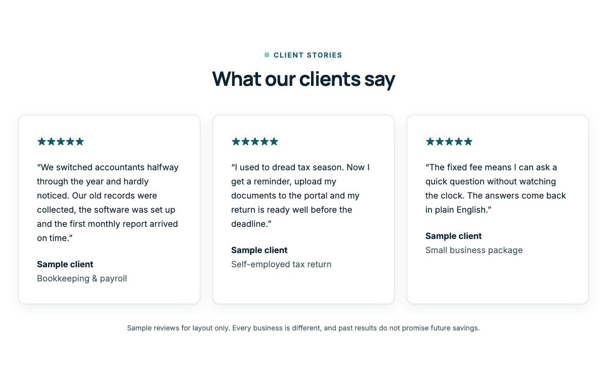 Client stories