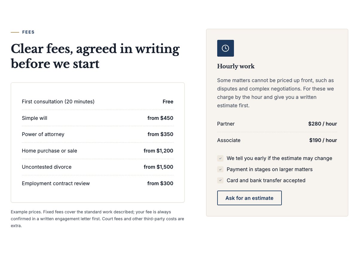 Fees