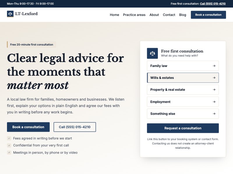 LT Lexford – Default colour style
