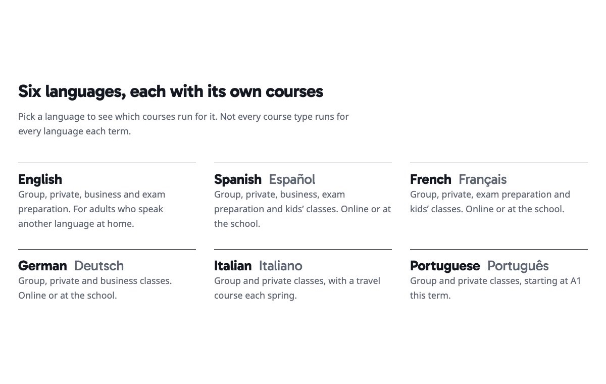 Languages