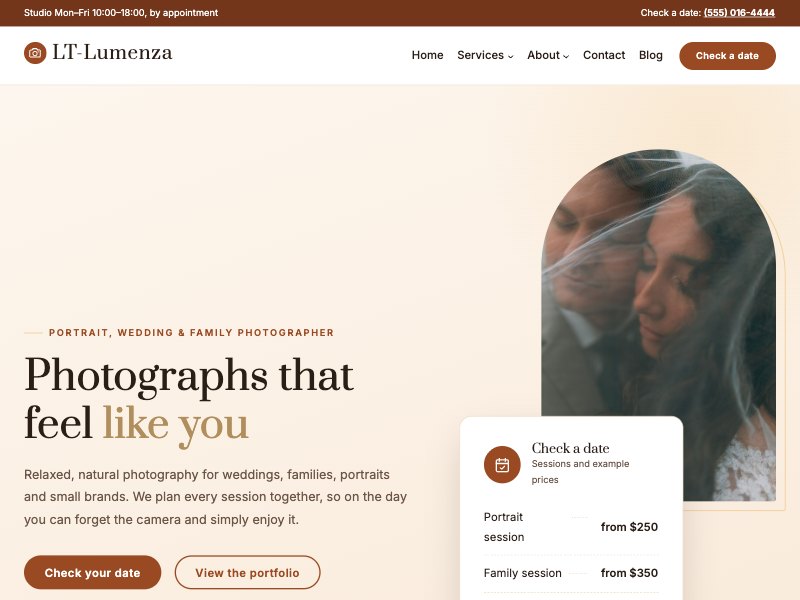 LT Lumenza – Golden Hour colour style