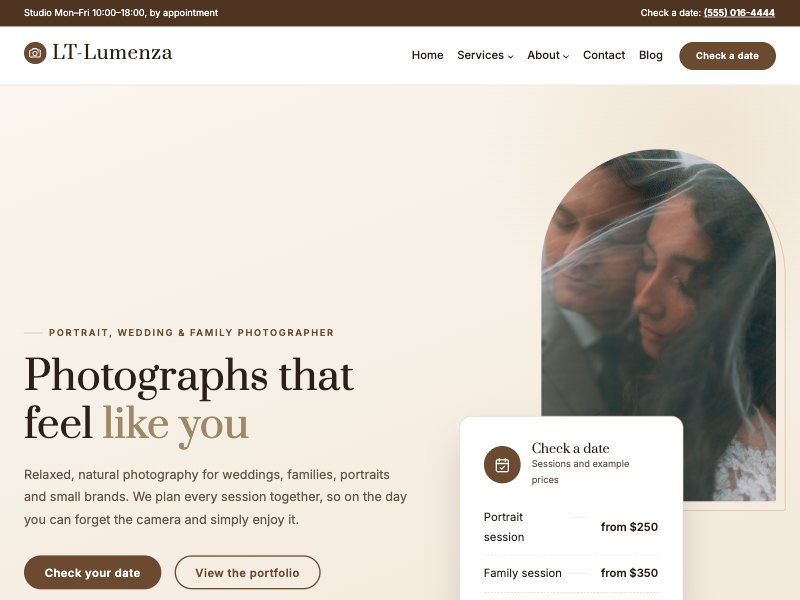 LT Lumenza – Sepia colour style
