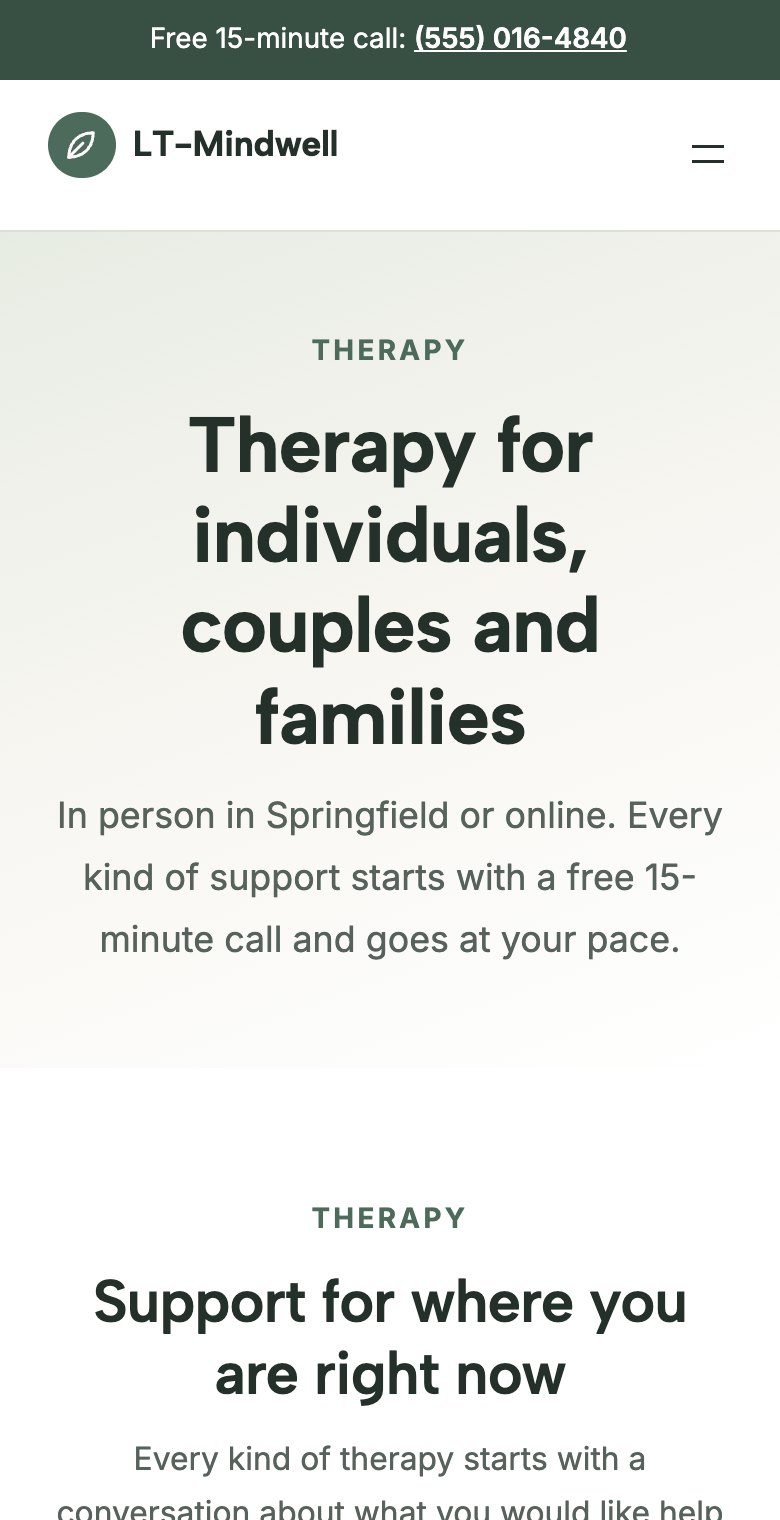 LT Mindwell mobile treatments