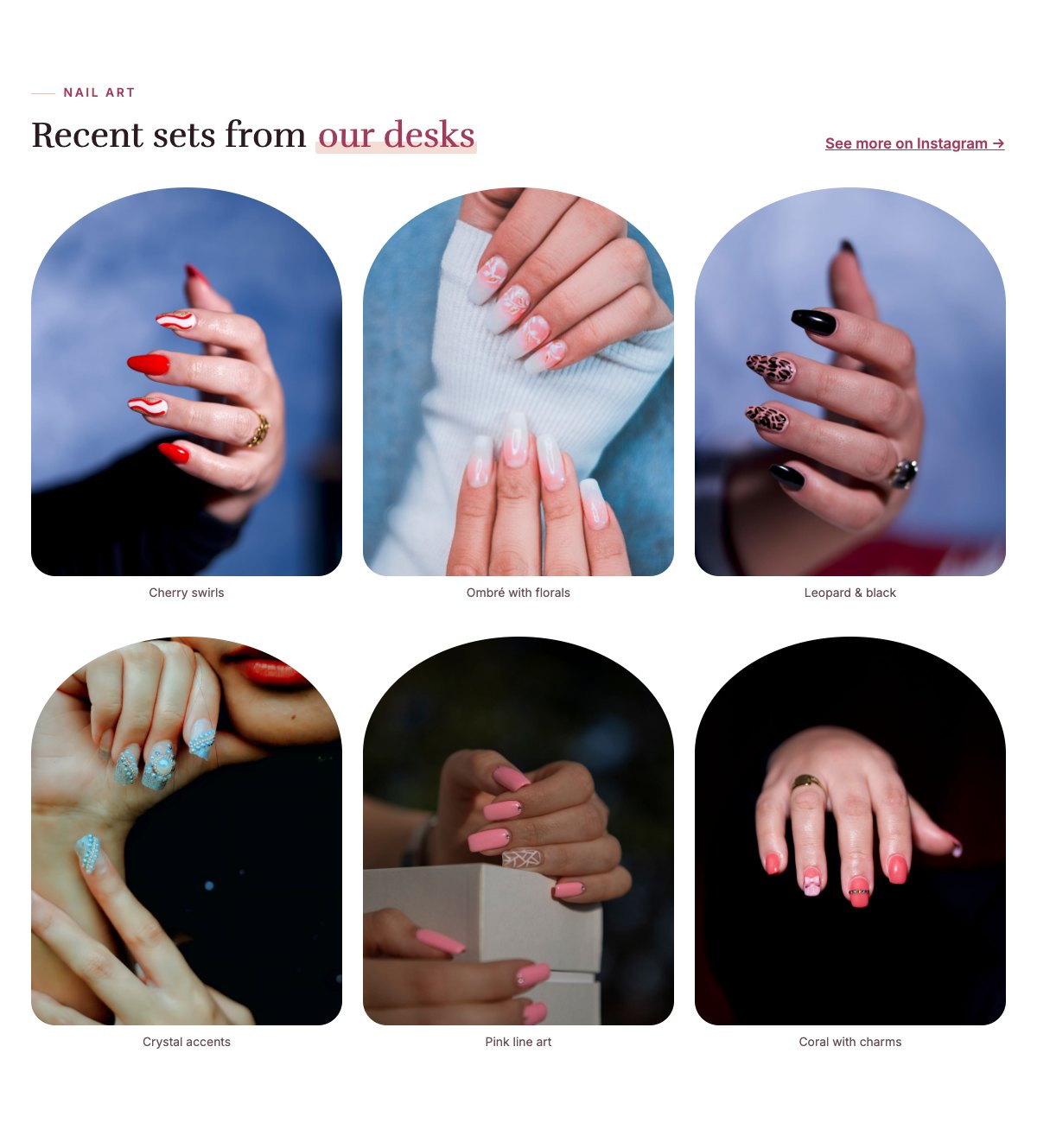 Nail art gallery