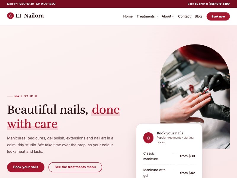 LT Nailora – Cherry colour style