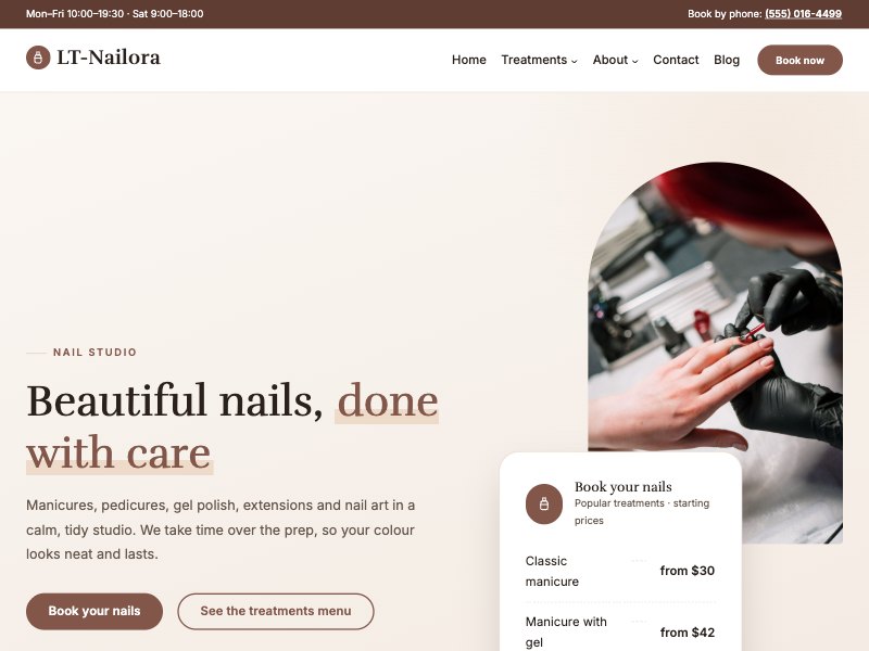 LT Nailora – Nude colour style