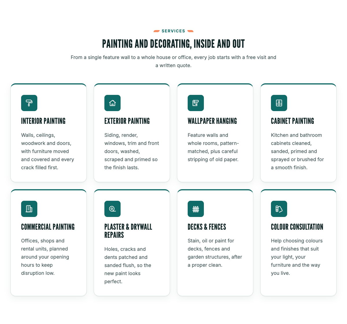 Services grid