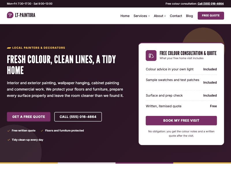 LT Paintora – Plum Gloss colour style