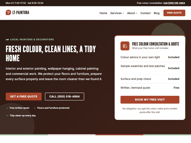 LT Paintora – Terracotta colour style