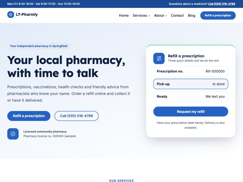LT Pharmly – Saline colour style
